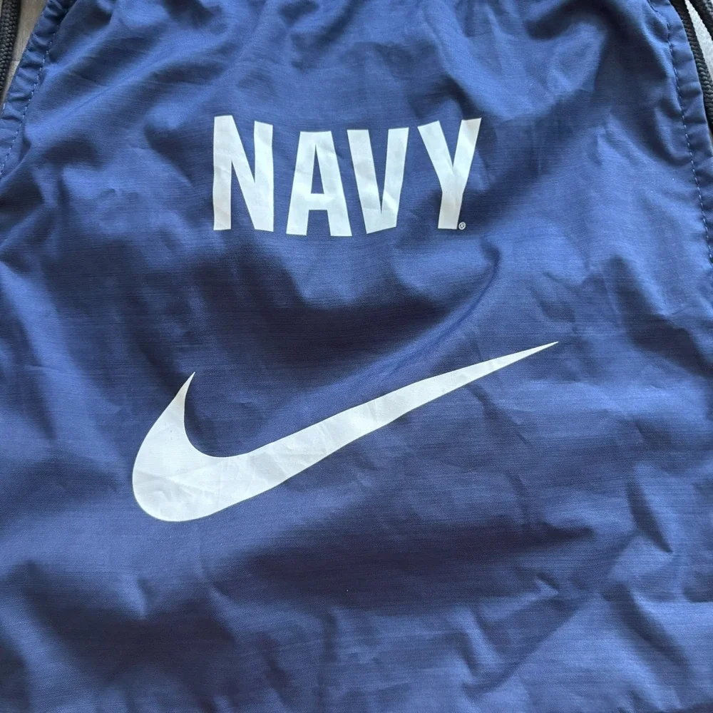 Nike Navy Drawstring Gym Bag 17